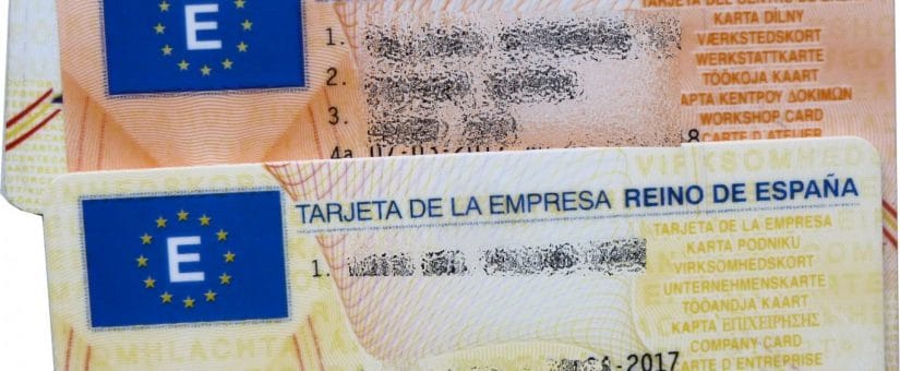 Cómo renovar la tarjeta del tacógrafo de empresa