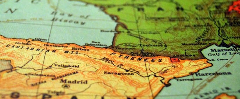 Abreviaturas de países y provincias en el tacógrafo digital