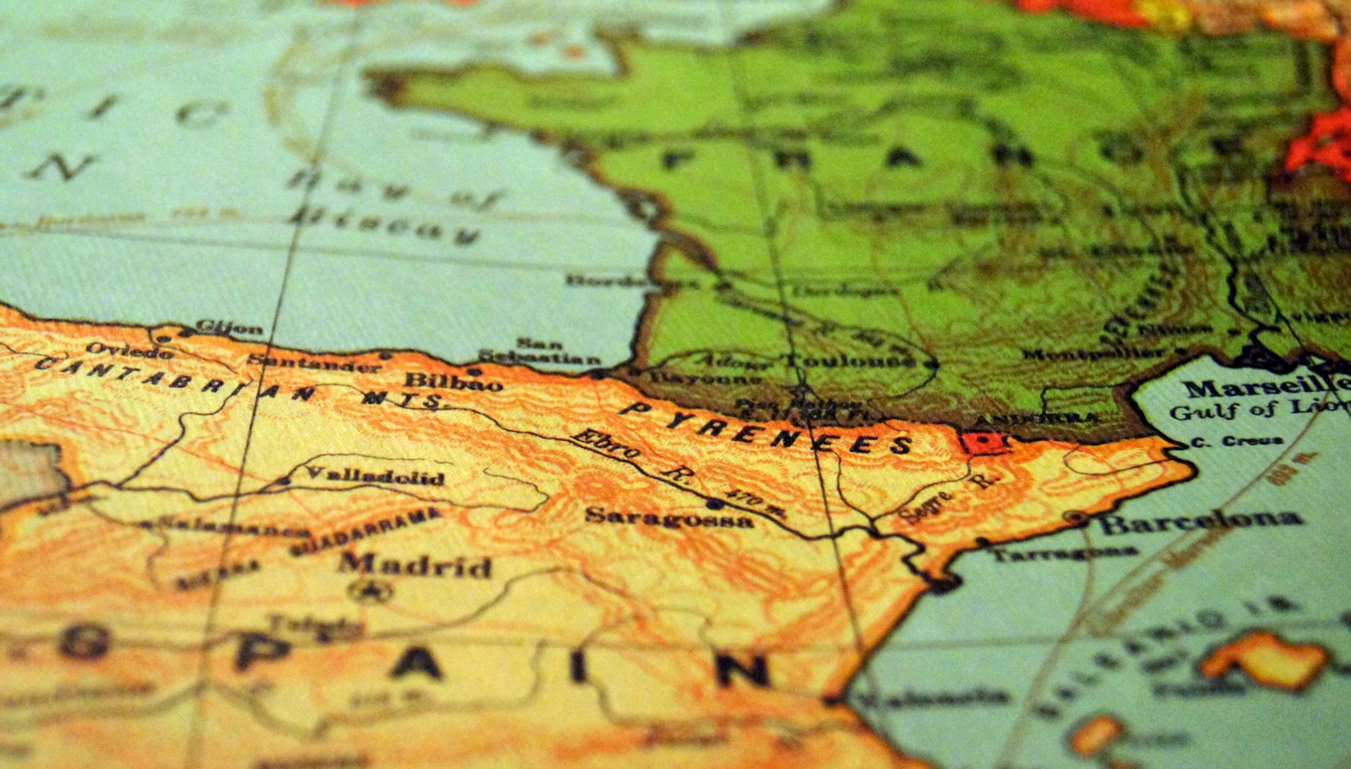 Regiones y provincias de España para el tacógrafo digital