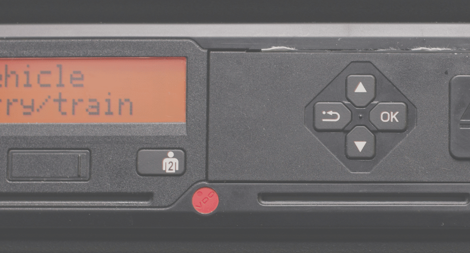 Fallo 12 del tacógrafo digital Qué significa y cómo solucionarlo